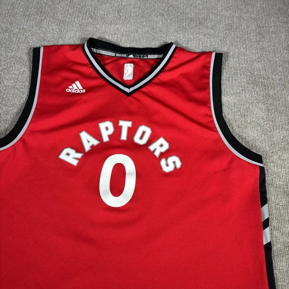 Adidas CJ Miles #0 Toronto Raptors Jersey‎ Mens L Red NBA